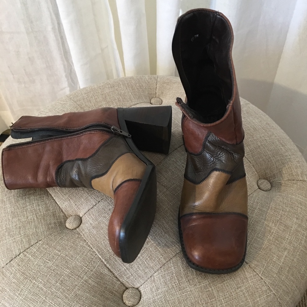 Nine West Leather Ankle Boots